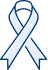 Drawn image of a ribbon crossing over at the ends