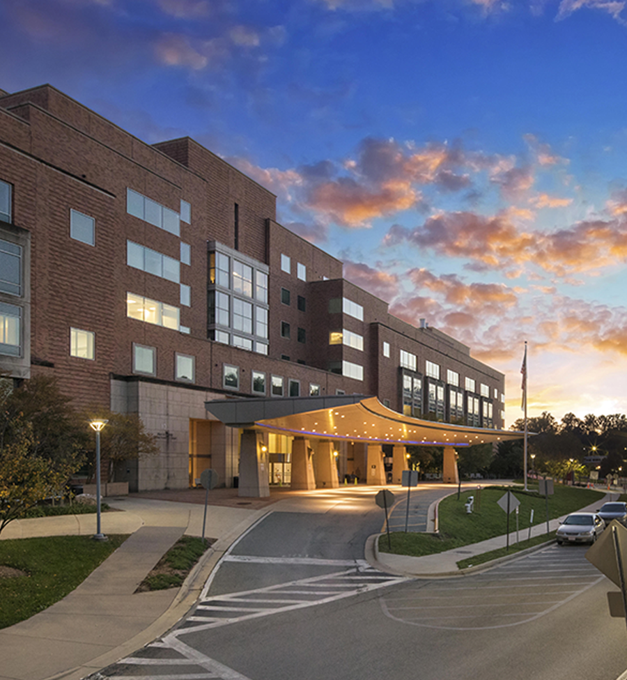 CC patient entrance at dawn