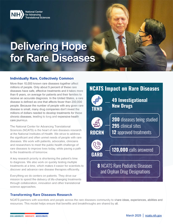 First page of a factsheet