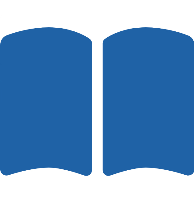 blue open book icon