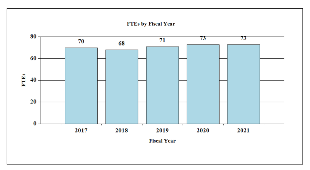 2021 FTE By FY