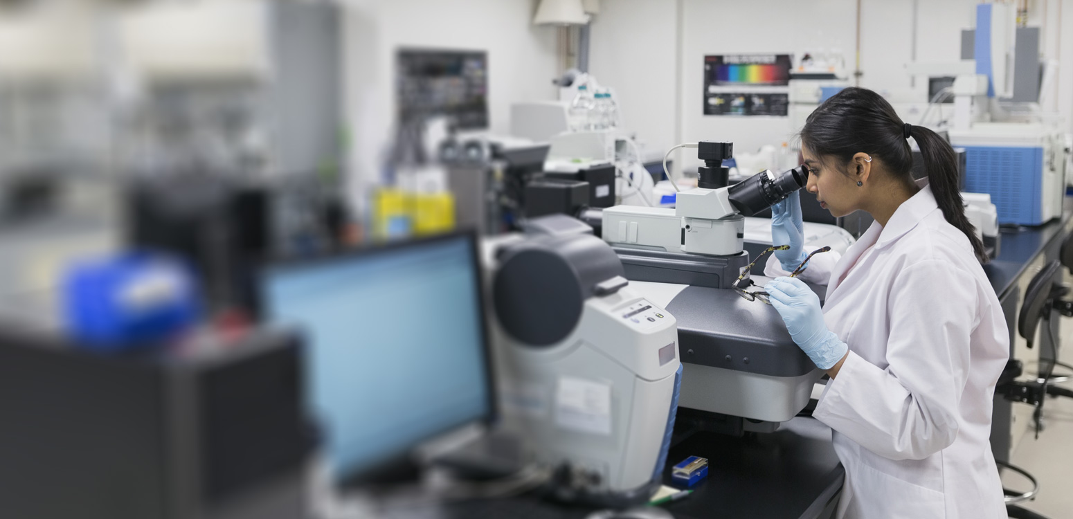 Scientist in laboratory