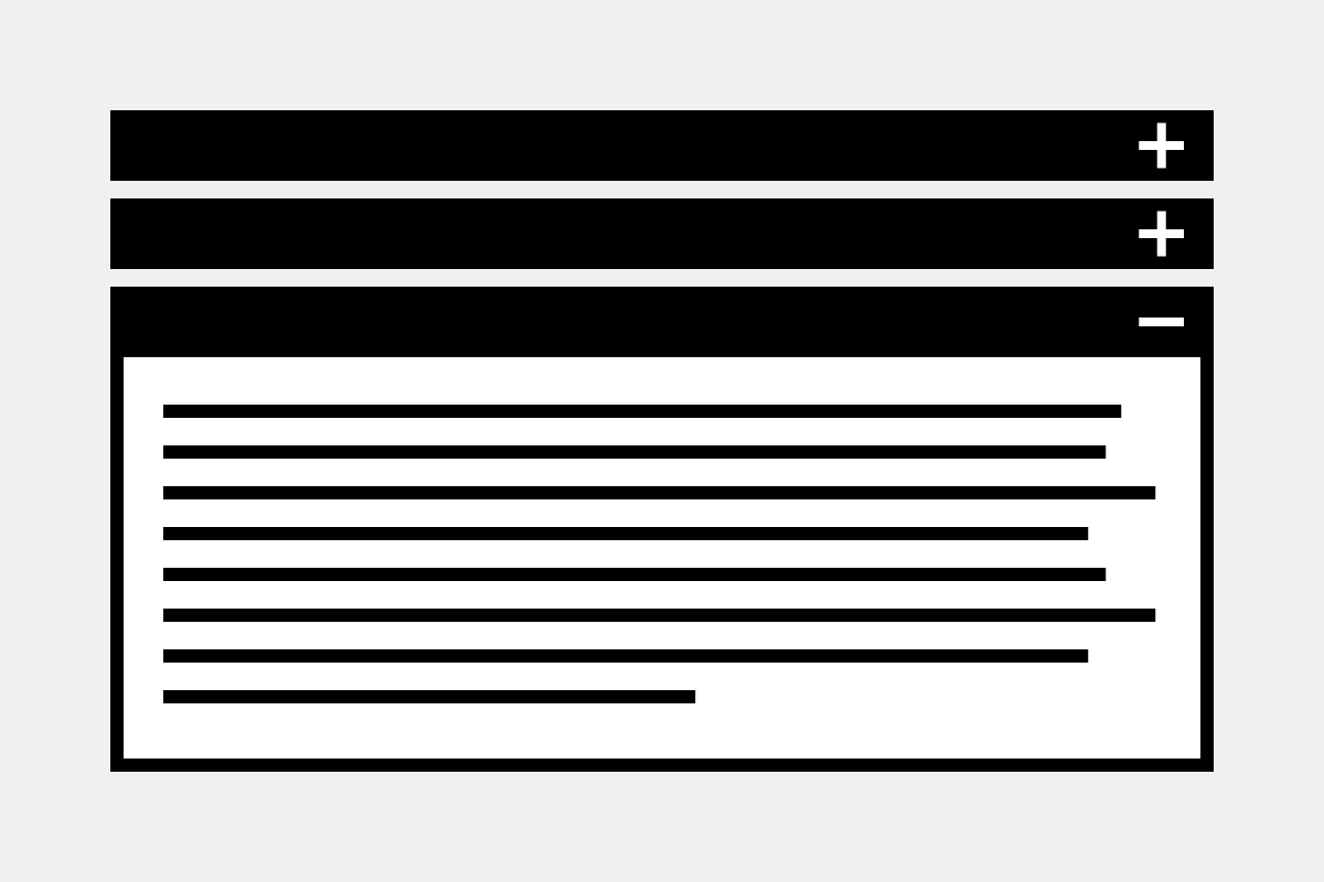 Accordion component