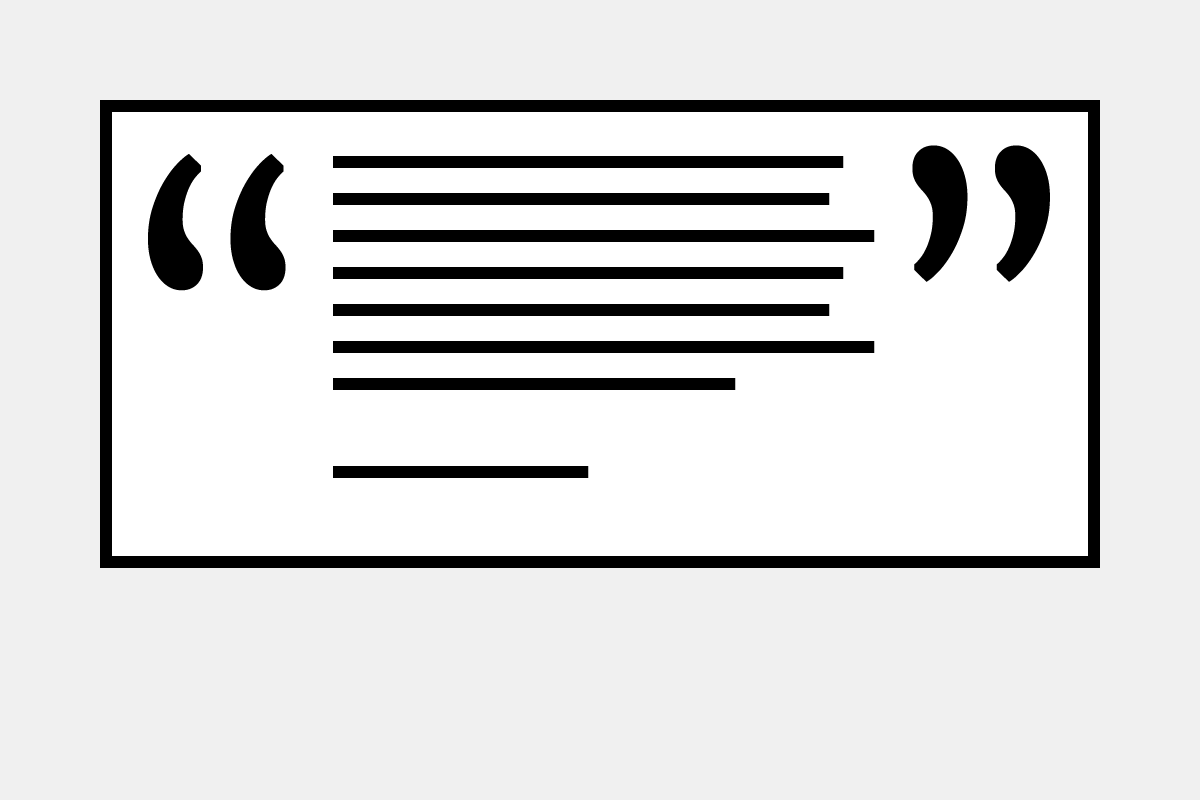 Quotation component