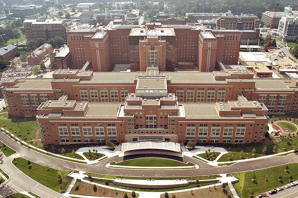 Aerial view of the Clinical Research Center