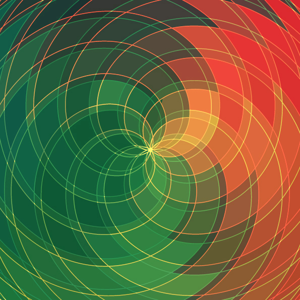 Abstract color shape background