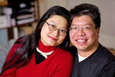 Smiling couple