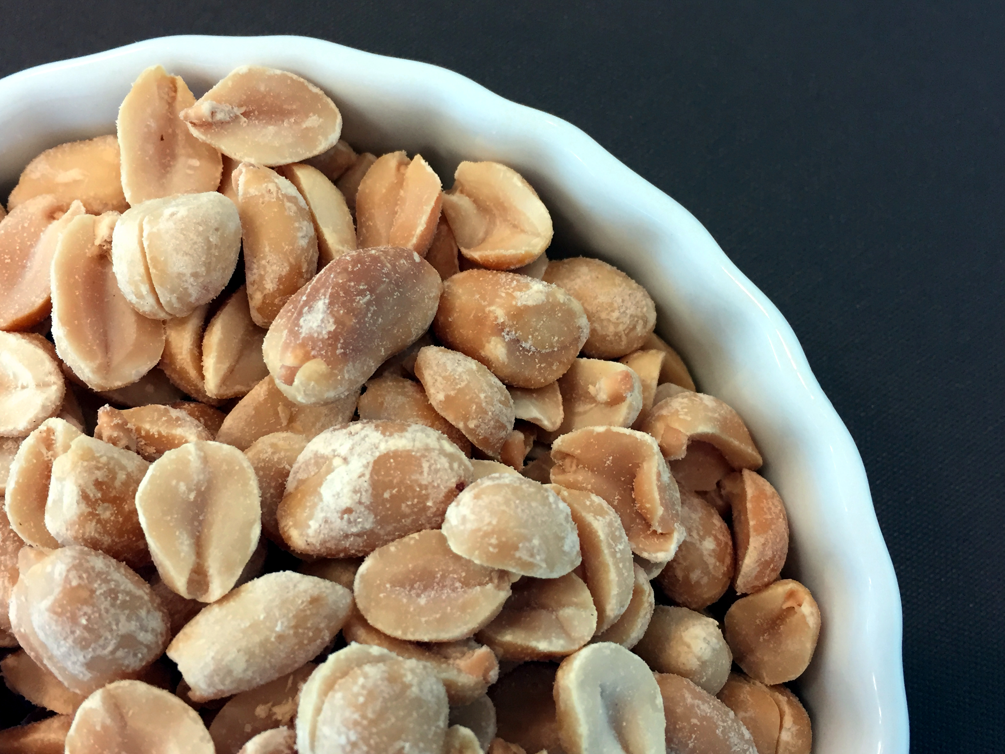 A bowl of peanuts 