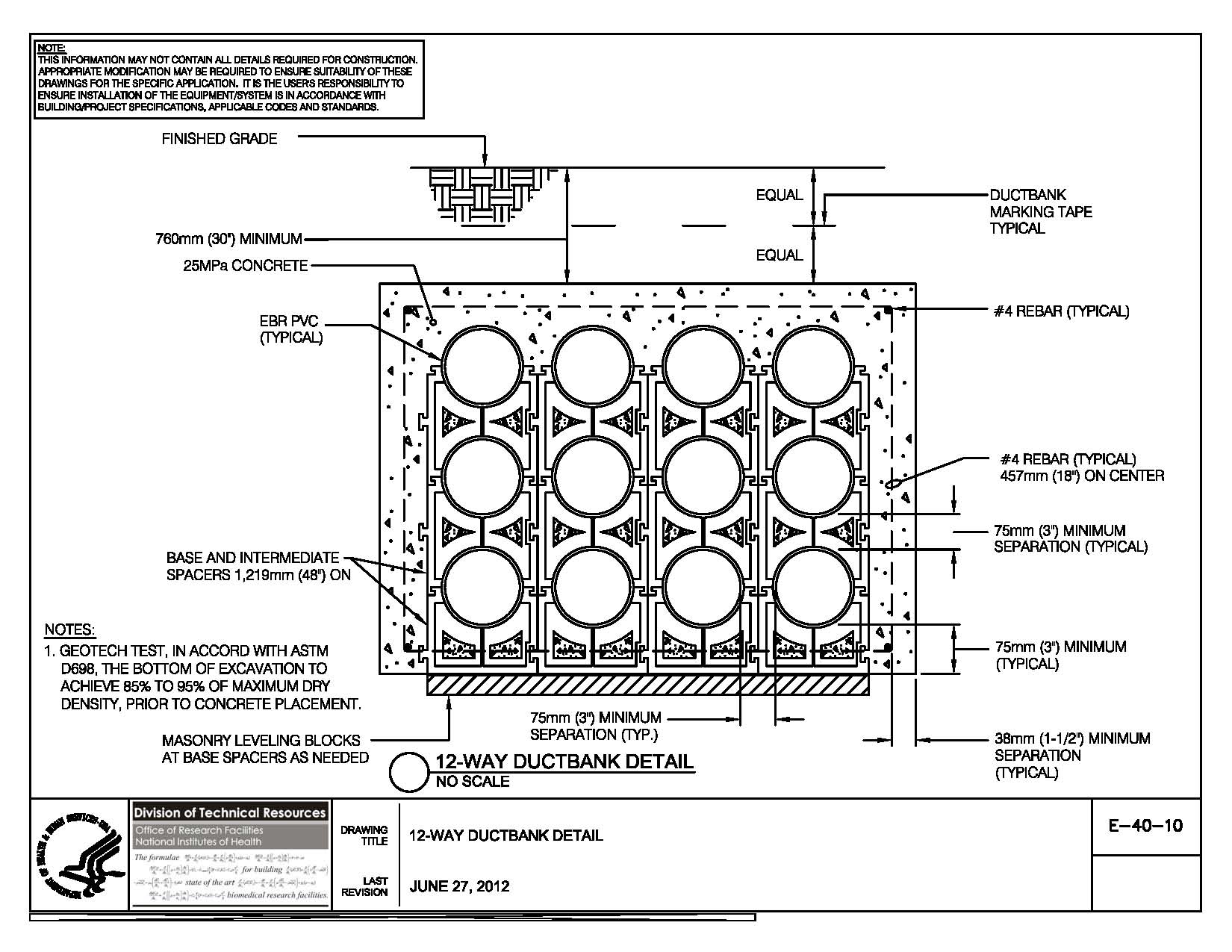 Thumbnail of E-40-10 12-Way Ductbank
