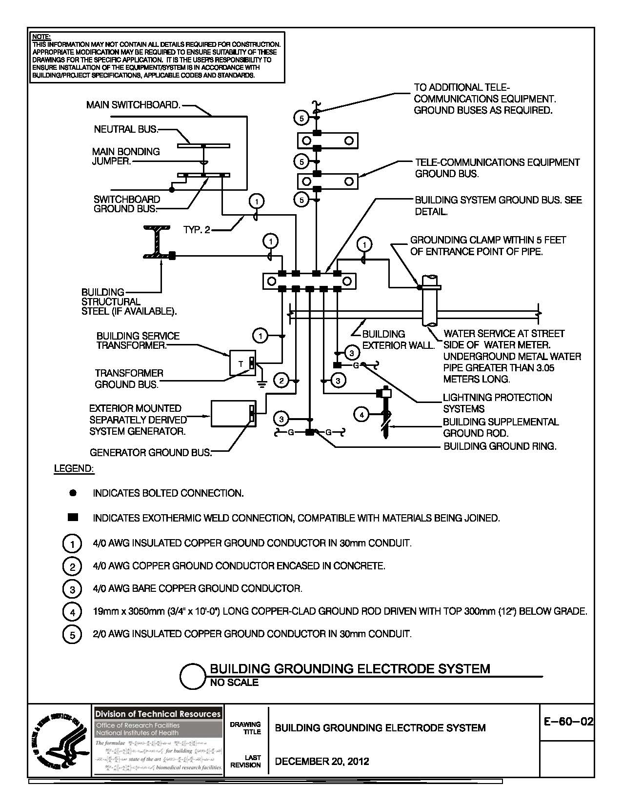 Thumbnail of E-60-02 Building Grounding Electrode System