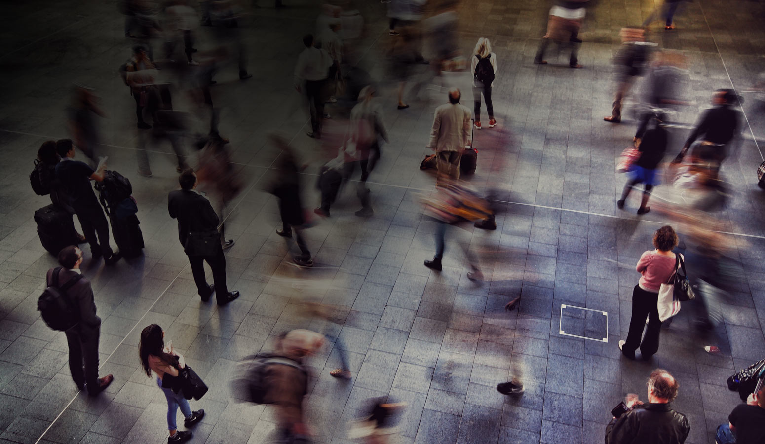 People walking