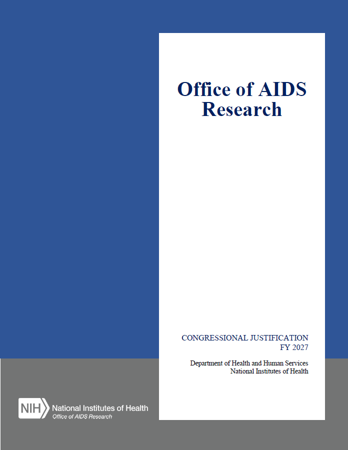 NIH OAR FY 2027 CJ Cover