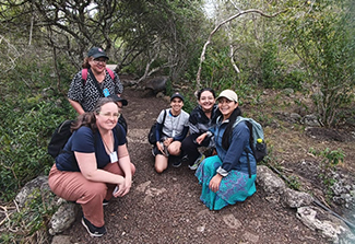 Gwenyth Lee and colleagues smiling for photo