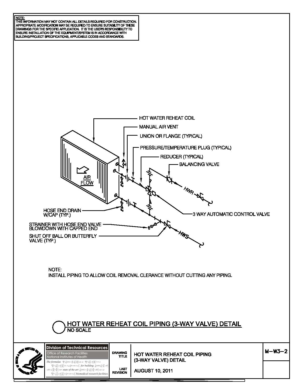 Thumbnail of M-W3-2_HW Reheat Coil Piping (3-way valve)
