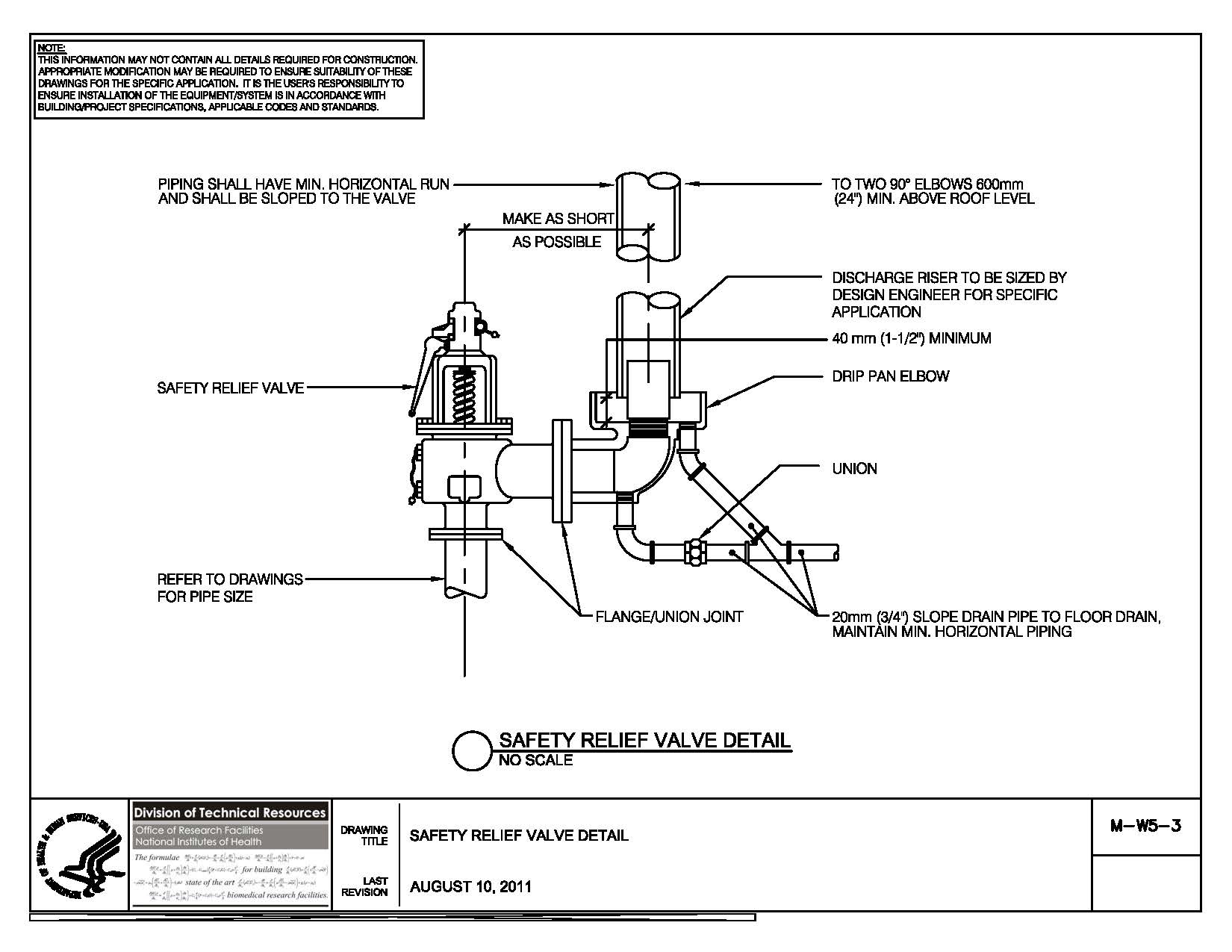 Thumbnail of M-W5-3_Safety Relief Valve Detail