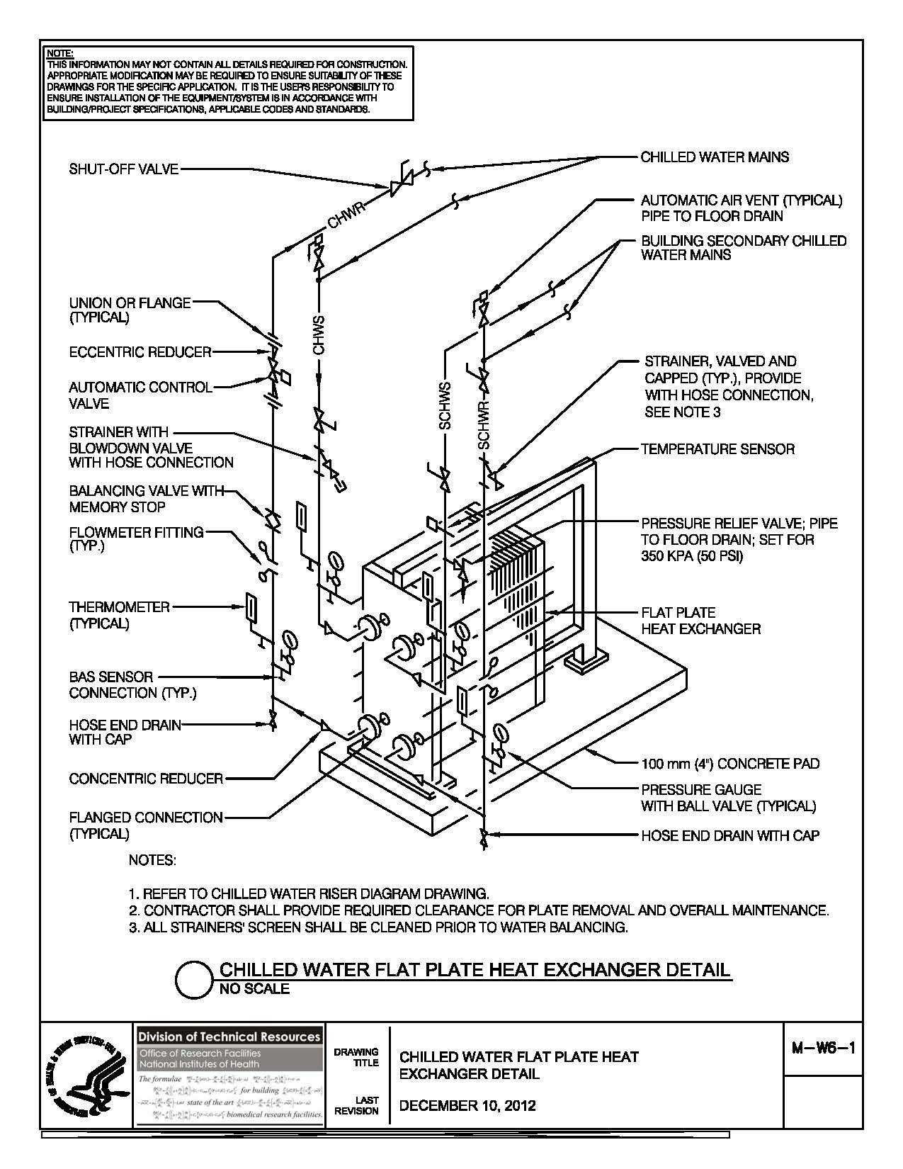 Thumbnail of M-W6-1 Chilled Water Flat Plate Heat Exchanger