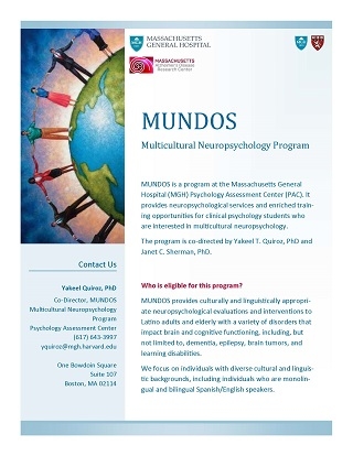 Cover of flyer for MUNDOS program