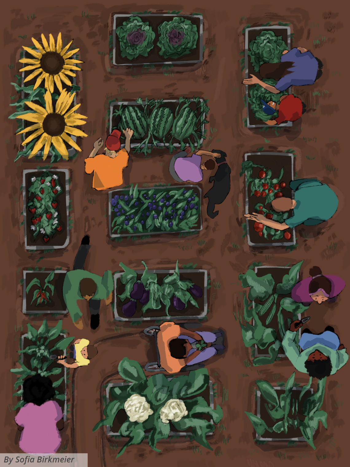 ODP Art Challenge Honorable Mention - Community Gardens (image)
