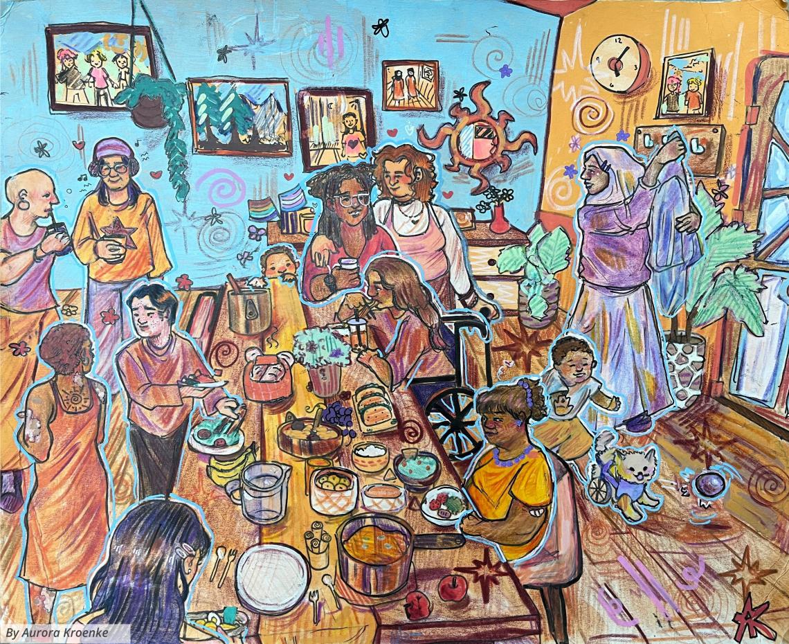 ODP Art Challenge Young Teen 1st - Community is Health (image)