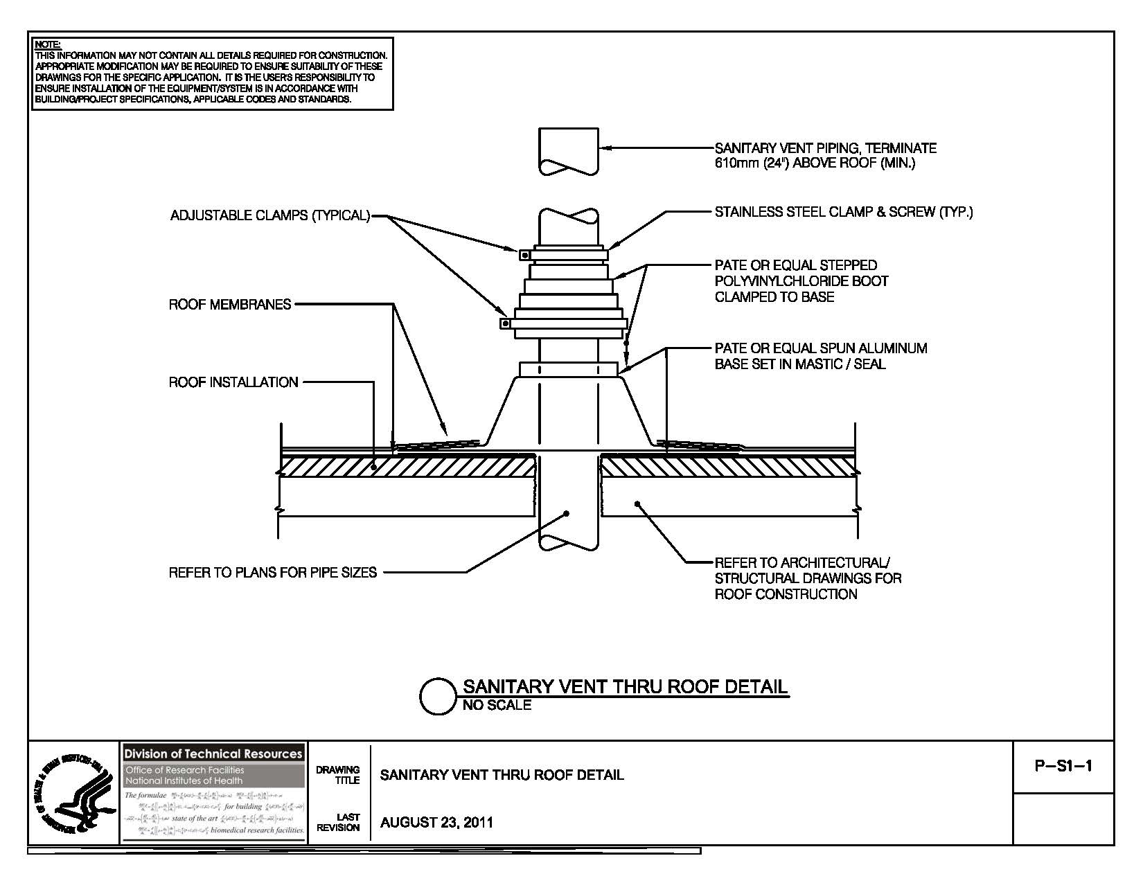 Thumbnail of P-S1-1_Sanitary Vent thru Roof