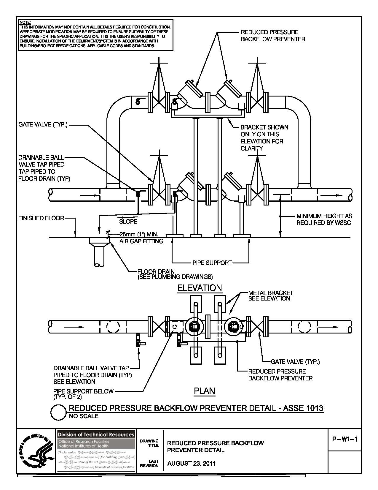 Thumbnail of P-W1-1_Reduced Pressure Backflow Preventer