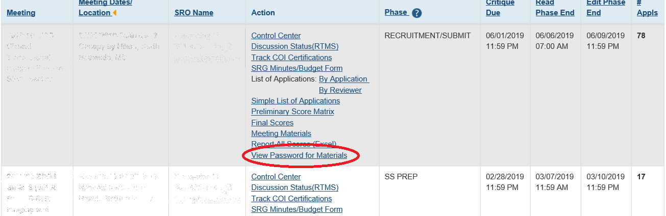 NIH Commons PWD for zApps