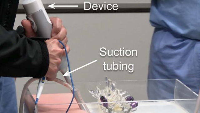 Photo of VacuTrac device