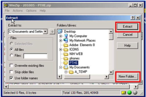 WinZip Windows XP