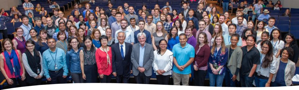 Group of NIH leadership and trainees at FARE award ceremony
