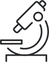 Iconography of a microscope.
