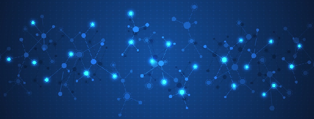 Abstract image of neural network