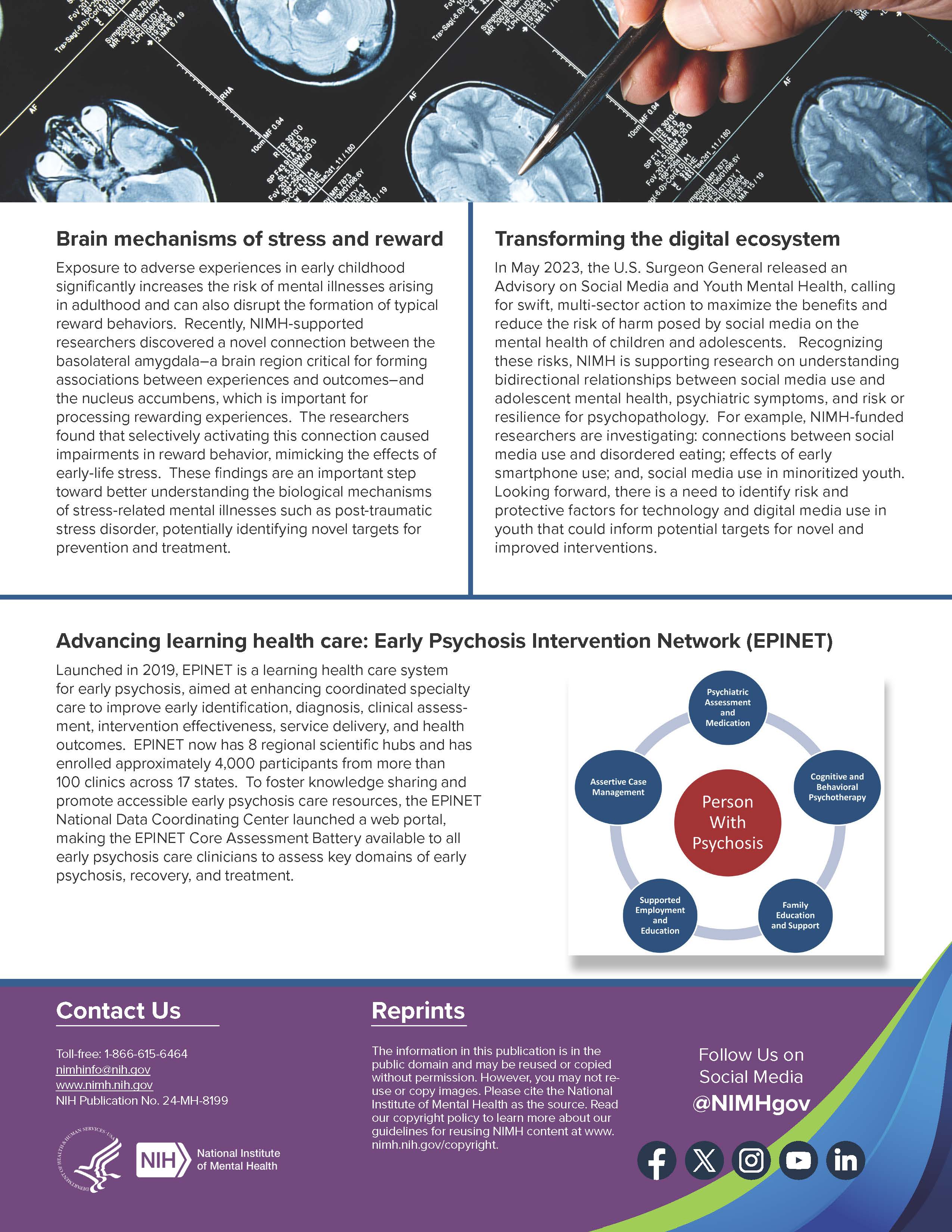 NIMH FY 2025 Budget Fact Sheet -2