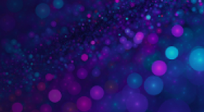 colored spots on dark blue background