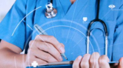 doctor with notepad