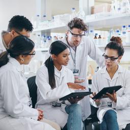 Group of scientist in a lab