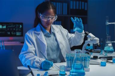 scientist working in a lab